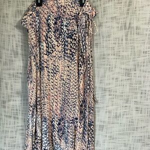 Snake skin maxi skirt, flowy boho maxi